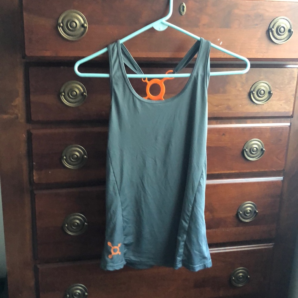 Grey orange theory tank